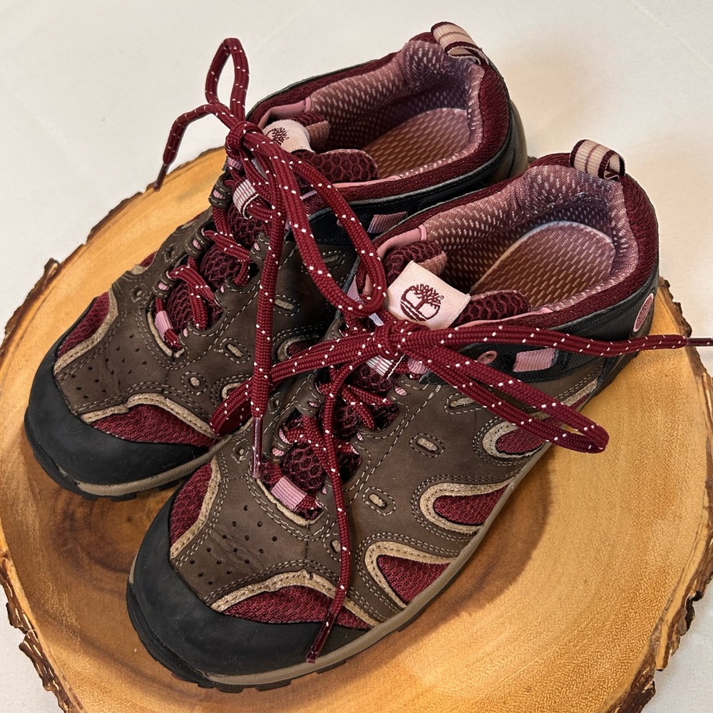 Timberland Hypertrail Lace Oxford Leather Hiking Trail Shoes Lace Up Women’s 5.5